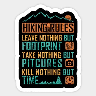 LEAVE NO TRACE Sticker